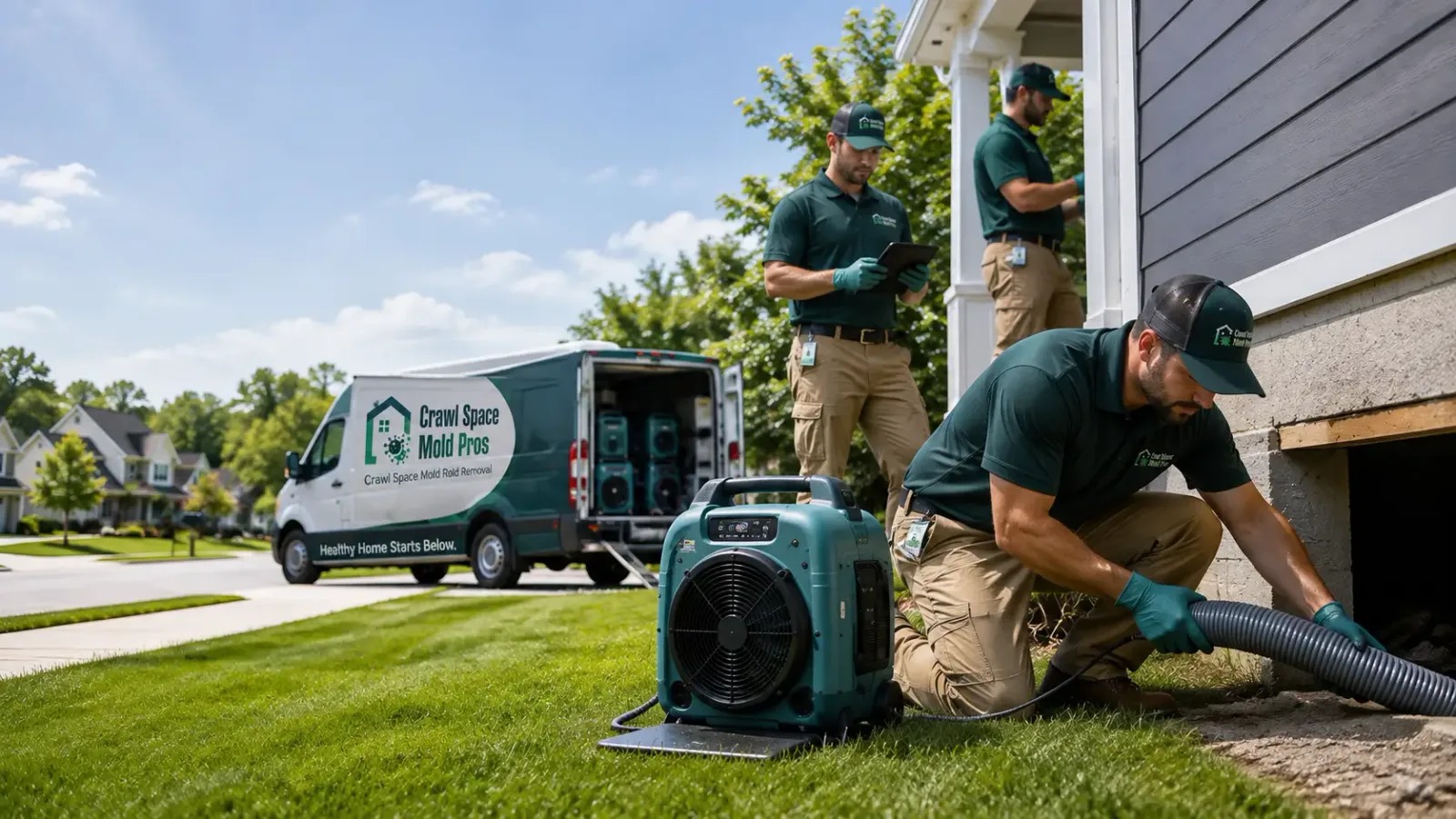 Crawl Space Mold Removal in Tamms, IL